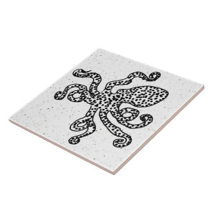 Vintage Octopus Tile