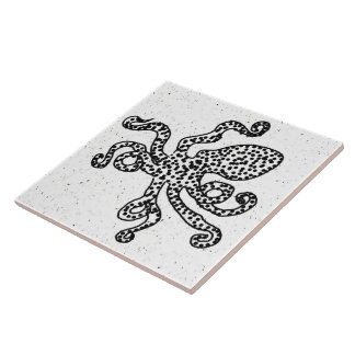 Vintage Octopus Tile