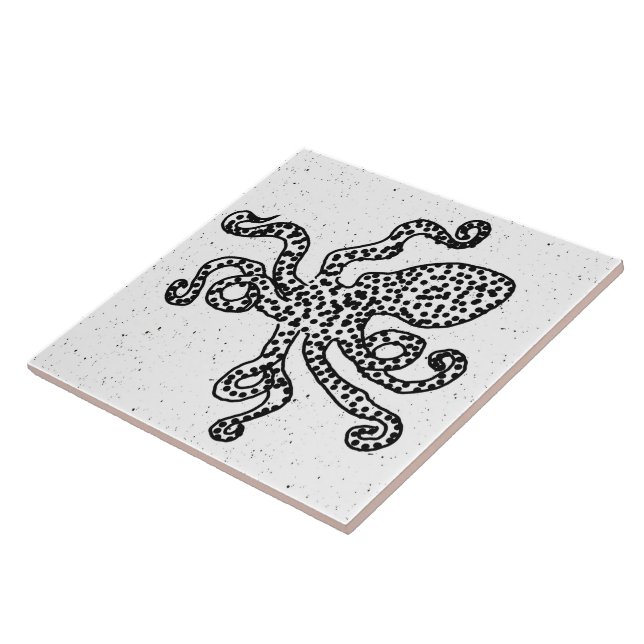 Vintage Octopus Tile (Side)