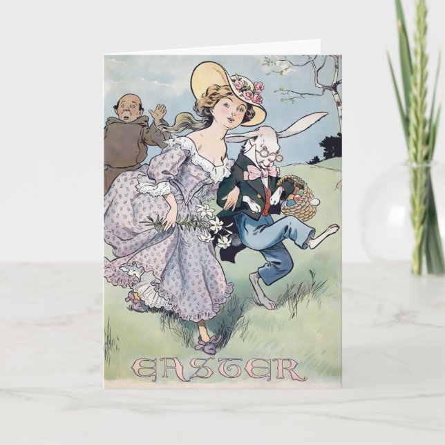 Vintage Odd Easter Card (Front)