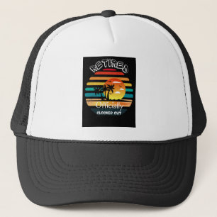 Vintage Officially Retired Trucker Hat