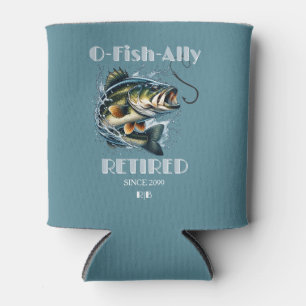 Vintage OFishAlly Retired Big Fish Take The Bait Can Cooler