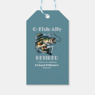 Vintage OFishAlly Retired Big Fish Take The Bait Gift Tags
