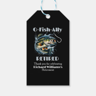 Vintage OFishAlly Retired Big Fish Take The Bait Gift Tags