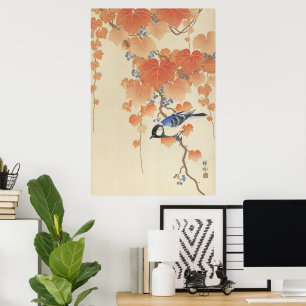 Vintage Ohara Koson Japanese Bird Art Print