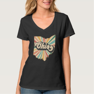 Vintage Ohio Home State US Vintage Retro Country P T-Shirt