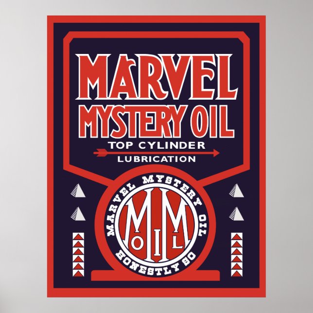 Vintage Oil sign reproduction (Front)