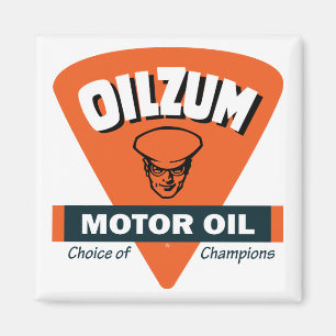 Vintage Oilzum motor oil sign Magnet