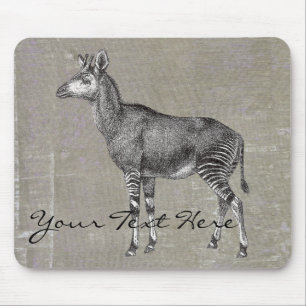 Vintage Okapi Mouse Mat