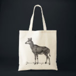 Vintage Okapi Tote Bag<br><div class="desc">Personalise this design using the template,  or click "customise it" to modify the design further</div>
