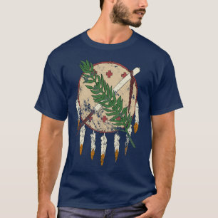 Vintage Oklahoma Flag Theme T-Shirt
