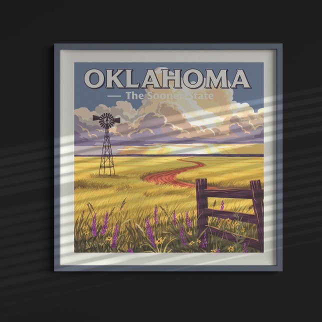 Vintage Oklahoma Poster (Creator Uploaded)