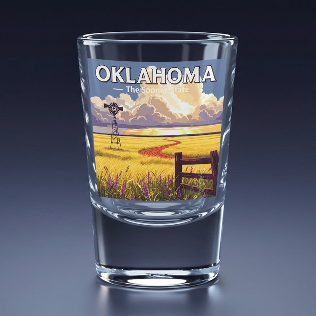 Vintage Oklahoma Shot Glass (Creator Uploaded)