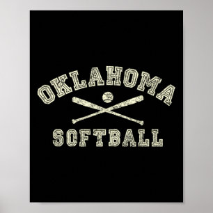 Vintage Oklahoma Softll Gear _1 Poster