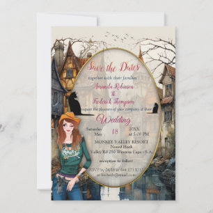 Vintage Old Amsterdam Art Invitation