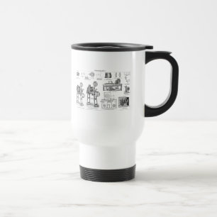 Vintage Old Antique Movie Camera Cinematography Travel Mug