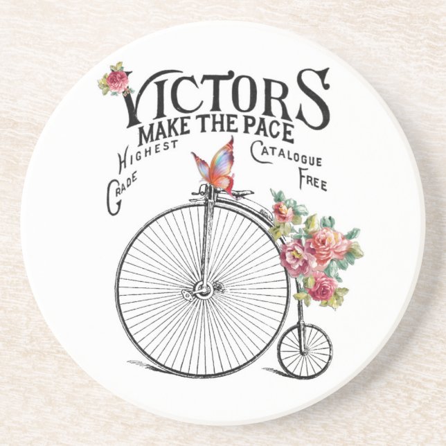 Vintage Old Bike Coaster (Front)