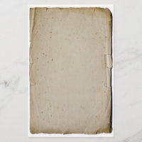 Vintage Old Book End Paper  Stationery