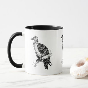 Vintage old buzzard coffee mug