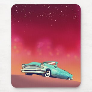 Vintage Old Car Mouse Mat