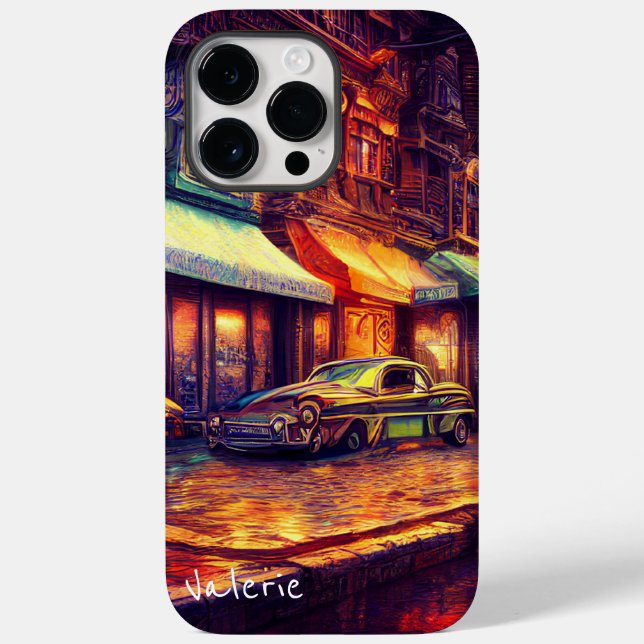 Vintage old City Case-Mate iPhone Case (Back)