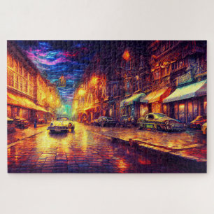 Vintage old City Jigsaw Puzzle