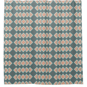 VINTAGE OLD COUNTRY COLORS SHOWER CURTAIN