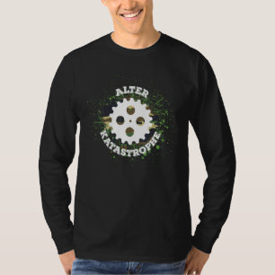 Vintage Old Disaster With Camouflage Gear T-Shirt