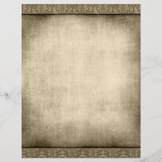 Vintage Old Fashioned Paper Background Flyer (Front)