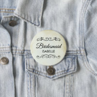 Vintage Old-Fashioned Western Wedding Bridesmaid