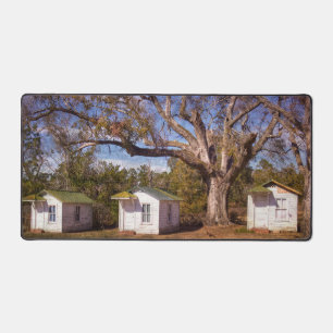 Vintage Old Florida Rustic Motel Cabins Roadside  Desk Mat