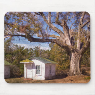 Vintage Old Florida Rustic Motel Cabins Roadside  Mouse Mat