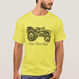 vintage old grey massey fergison tractor T-Shirt