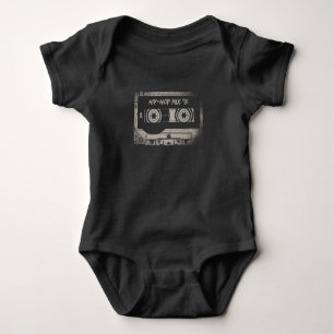 Vintage Old Hip Hip Mixtape 91 Music Love Baby Bodysuit
