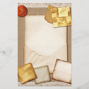 Vintage Old Monogram Stationery