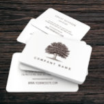 Vintage Old Oak Tree Elegant Business Card |||<br><div class="desc">Make a great first impression with these elegant oak tree business cards. The perfect identity for a variety of businesses or personal calling cards.</div>