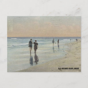 Vintage Old Orchard Beach, Maine Postcard