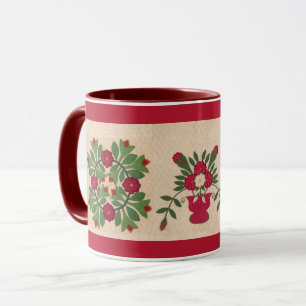 Vintage Old Quilt Squares Quilter Mug Cup