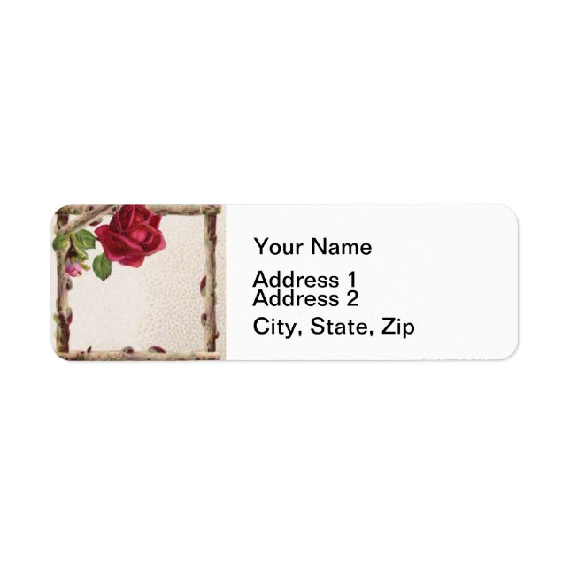 Vintage old rose rustic Victorian Antique Classic (Front)
