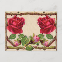 Vintage old rose rustic Victorian Antique Classic
