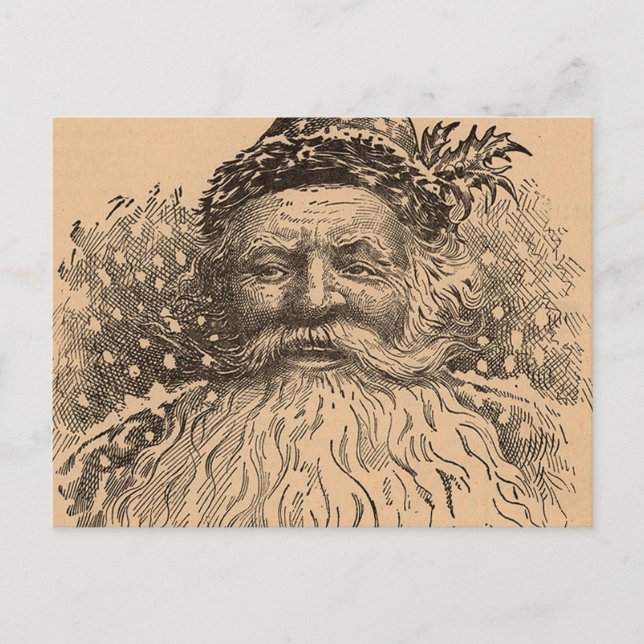 Vintage Old Saint Nick Postcard (Front)