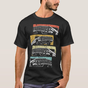 Vintage Old School Lowrider Car Chicano Art Los T-Shirt