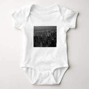 Vintage Old Style New York City Script Baby Bodysuit