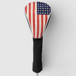 Vintage Old Thirty-Six Star American Flag Golf Head Cover