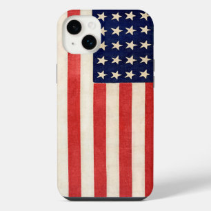 Vintage Old Thirty-Six Star American Flag iPhone 14 Plus Case