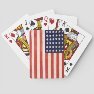 Vintage Old Thirty-Six Star American Flag Playing Cards