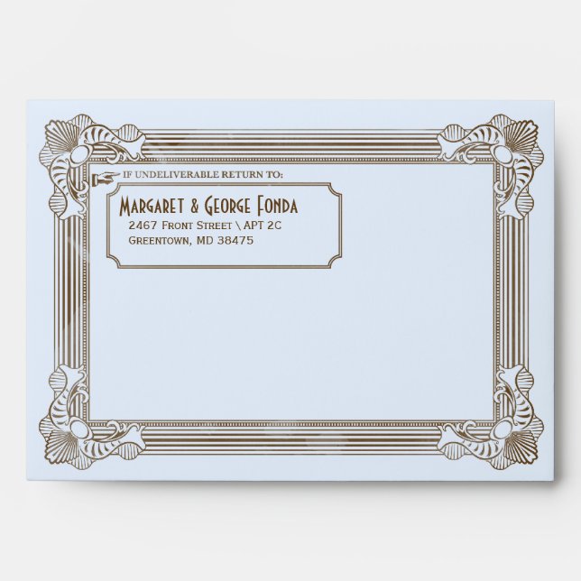 Vintage Old Timey A-7 Envelopes (Front)