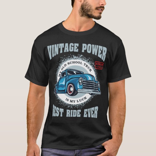 Vintage old truck friends T-Shirt (Front)