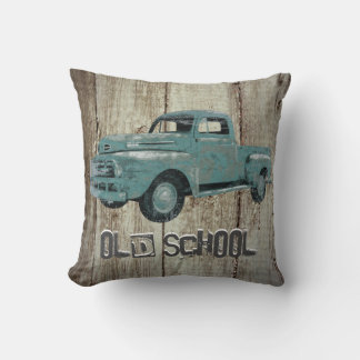 Vintage Old Truck Rustic Old School Home Decor Cushion