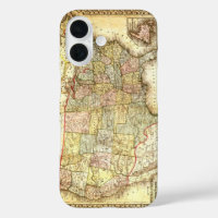 Vintage Old United States USA General Map